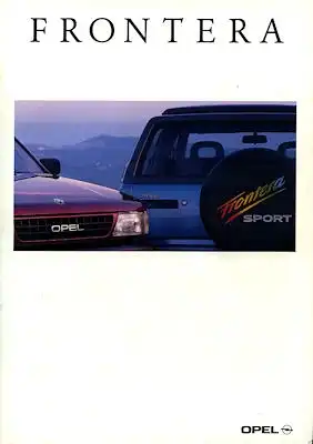 Opel Frontera Prospekt 1993