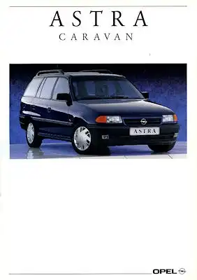 Opel Astra Caravan Prospekt 1992