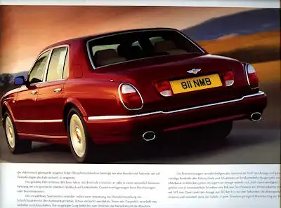 Bentley Arnage Prospekt 2000