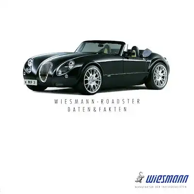 Wiesmann Roadster MF 30 / 3 Prospekt 2006