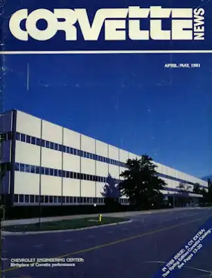Chevrolet Corvette News April / May 1981