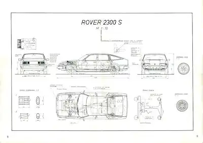 Rover 2300 S Typenschein 1981
