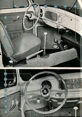 VW Käfer Bedienungsanleitung 12.1954