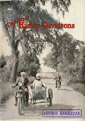 Harley-Davidson Programm 1927