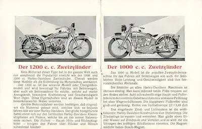 Harley-Davidson Programm 1927