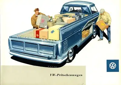 VW Pritschenwagen Prospekt 1958