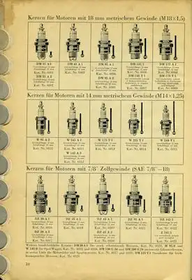 Bosch Katalog Erzeugnisse für Kfz 1936