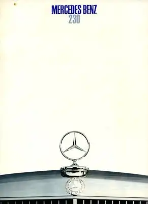 Mercedes-Benz 230 Prospekt 12.1967