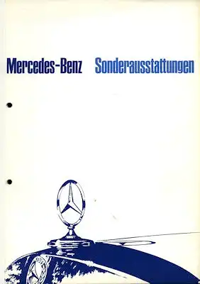 Mercedes-Benz Sonderausstattung Prospekt 5.1966