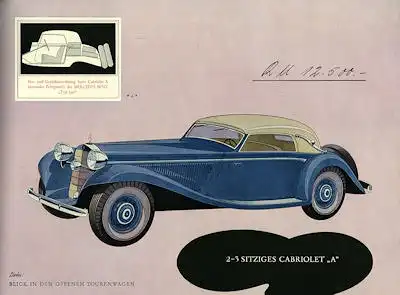 Mercedes-Benz Typ 290 Prospekt 1936