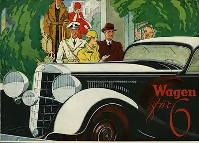 Mercedes-Benz Wagen für Sechs Prospekt 5.1932