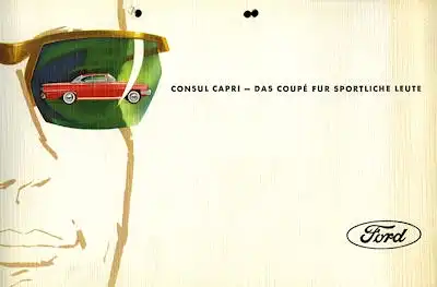 Ford Consul Capri Prospekt ca. 1963