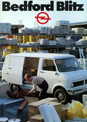 Opel Bedford Blitz Prospekt 1.1980