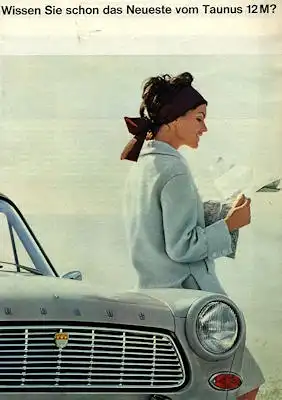 Ford Taunus 12 M Prospekt ca. 1966