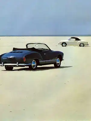 VW Karmann Ghia 1200 1500 Prospekt 8.1964