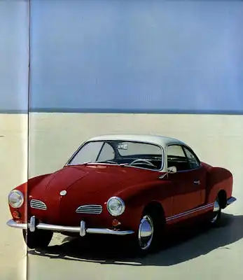 VW Karmann Ghia 1200 1500 Prospekt 8.1964