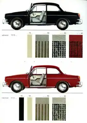 VW 1500 Farben 8.1964