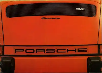 Porsche 911 2,7 Liter Prospekt 1974 e