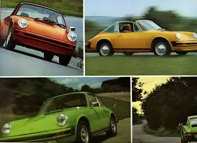 Porsche 911 2,7 Liter Prospekt 1974 e