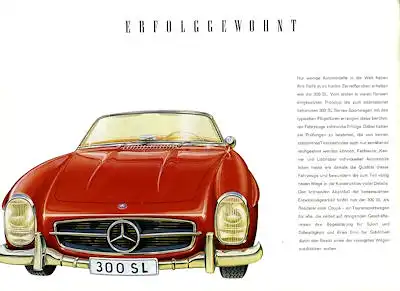 Mercedes-Benz 300 SL Prospekt 1959