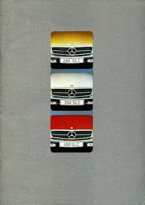 Mercedes-Benz 280 350 450 SLC Prospekt 12.1974