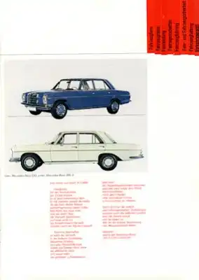 Mercedes-Benz Programm 5.1969
