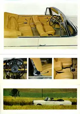 Mercedes-Benz 300 SE Coupé und Cabriolet Prospekt 8.1965