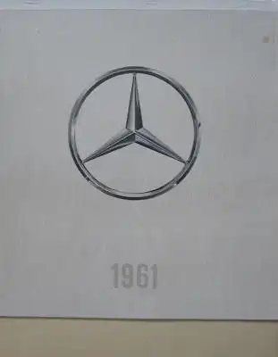 Mercedes-Benz Kalender 1961