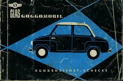 Glas Goggomobil Kundendienstheft 1961