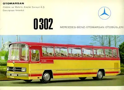 Mercedes-Benz Bus O 302 Prospekt ca. 1964 tk