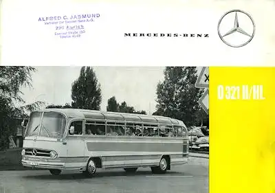 Mercedes-Benz O 321 H/HL Prospekt 1962