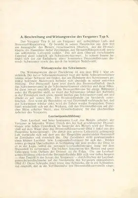 Stoewer Achtzylinder Vergaser Bedienungsanleitung 1928