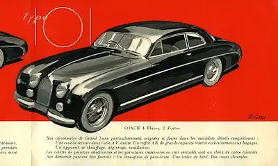 Bugatti Typ 101 Prospekt 1957