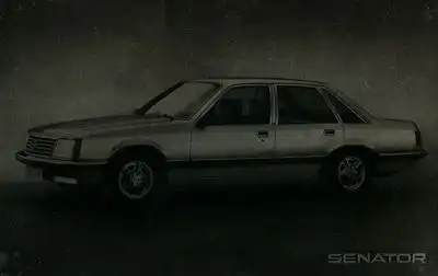 Opel Senator Werbeplatte ca. 1980