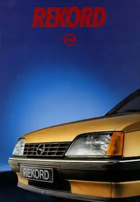 Opel Rekord E Prospekt 1983
