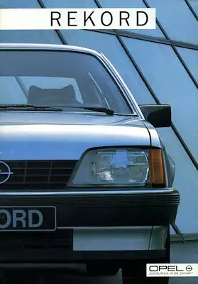 Opel Rekord E Prospekt 1985
