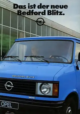 Opel Bedford Blitz Prospekt 11.1980