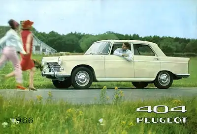Peugeot 404 Prospekt 1966