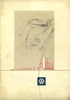 VW Käfer Prospekt 10.1952