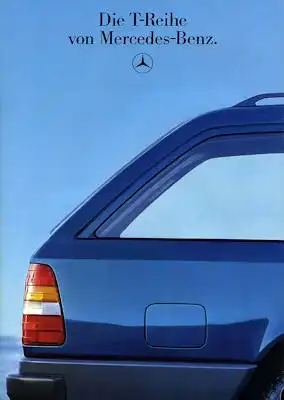 Mercedes-Benz T-Reihe Prospekt 6.1986