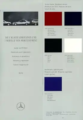Mercedes-Benz C-Klasse Farben 1997