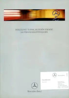 Mercedes-Benz Programm 1998