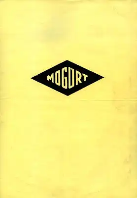 Mogürt Programm 1950er Jahre