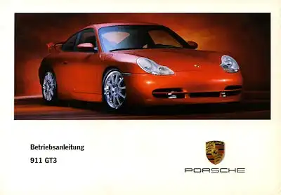 Porsche 911 GT 3 Bedienungsanleitung 1999