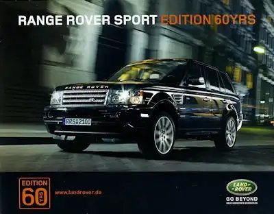 Range Rover Sport Edition 60YRS Prospekt 2008