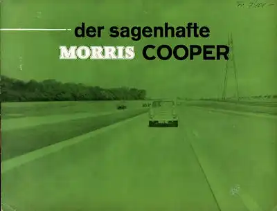 Morris (Mini) Cooper 1000 Prospekt 1964