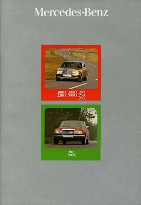 Mercedes-Benz 200-300 D Prospekt 6.1976