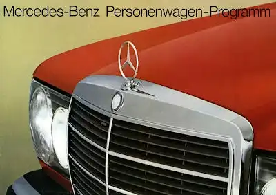 Mercedes-Benz Programm 1976