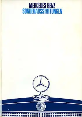 Mercedes-Benz Sonderausstattung Prospekt 6.1968