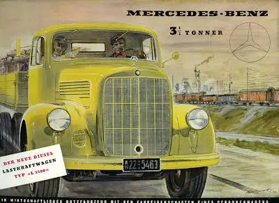 Mercedes-Benz L 3500 Prospekt 1950
